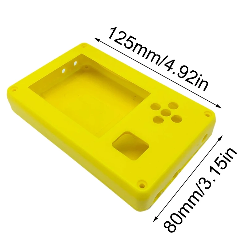 Plástico ABS para capa para placa expansão Portapack 3,2 polegadas com parafusos 125x80mm 2 cores