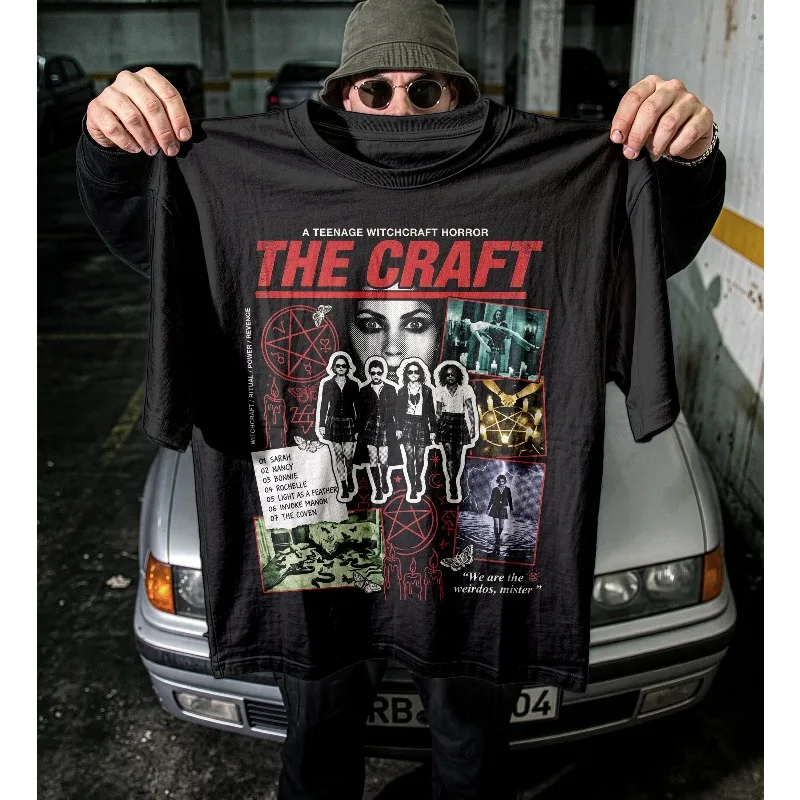 The Craft Movie Shirt, 90s Witch Horror Tee, Unisex Fan Art Summer unisex Loose and Breathable cotton T-shirt Top