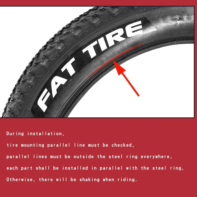 CST Fat Tire Snow Beach Fahrradreifen 20X4,00 26*4,0 Elektro-Schneemobil 26er MTB Fahrradteile 20 Zoll Fahrrad Anti-Rutsch Fat Tire – Detail 9