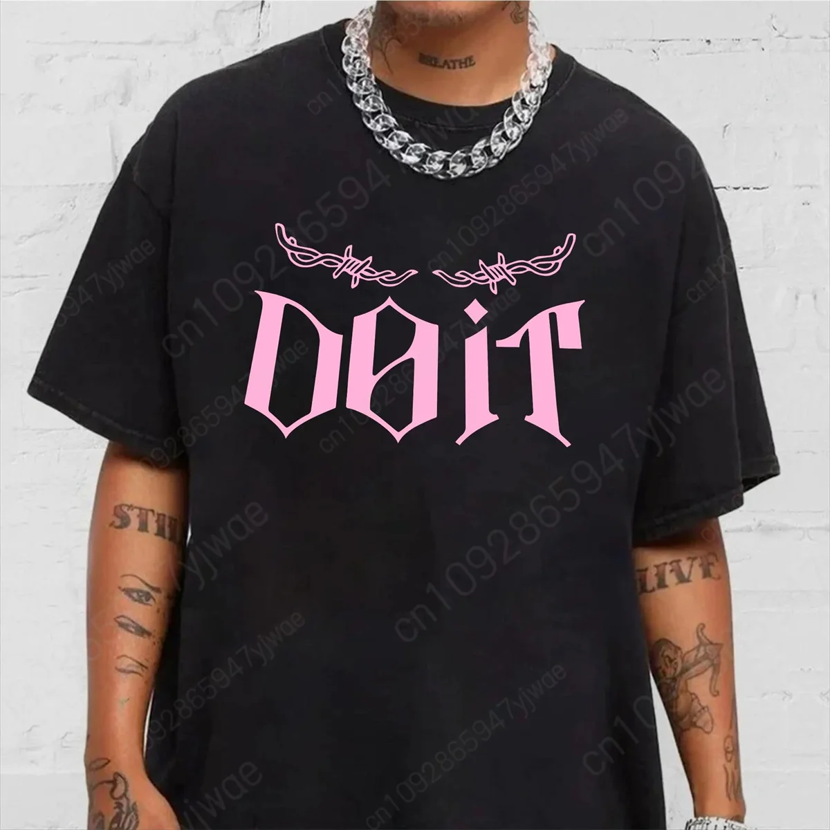 قميص DO IT Tracklist قميص Kpop الشهير يهيمن جولة حول العالم 2025 هدية مروحة الصيف للرجال والنساء تي شيرت قطني عالي الجودة #2