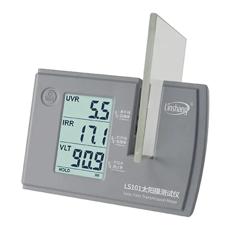 Linshang Solar Film Transmission Meter UV/IR/VL Meter Powered By Batteries LS101