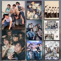 Korea Kpop Band C-cortis Painting Calligraphy HD Print Crease Free Mural Art Photos For Living Room Home Wall Decor Canvas