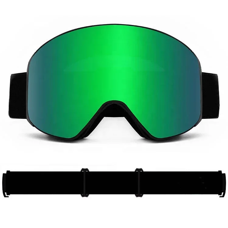 Ski Goggles OEM Custom logo wholesale protective Anti-Fog Magnetic removable lens Snowboard Glasses Snow Goggles for men women