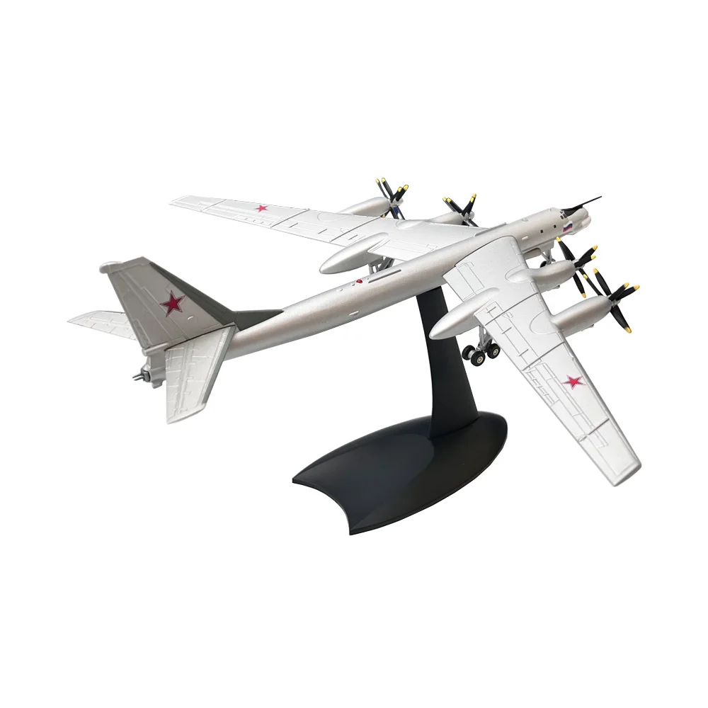 1/200 Scale Tupolev TU-95 TU95 Bear Type Strategic Bomber Diecast Metal Airplane Plane Aircraft Model Child Collection Gift Toy