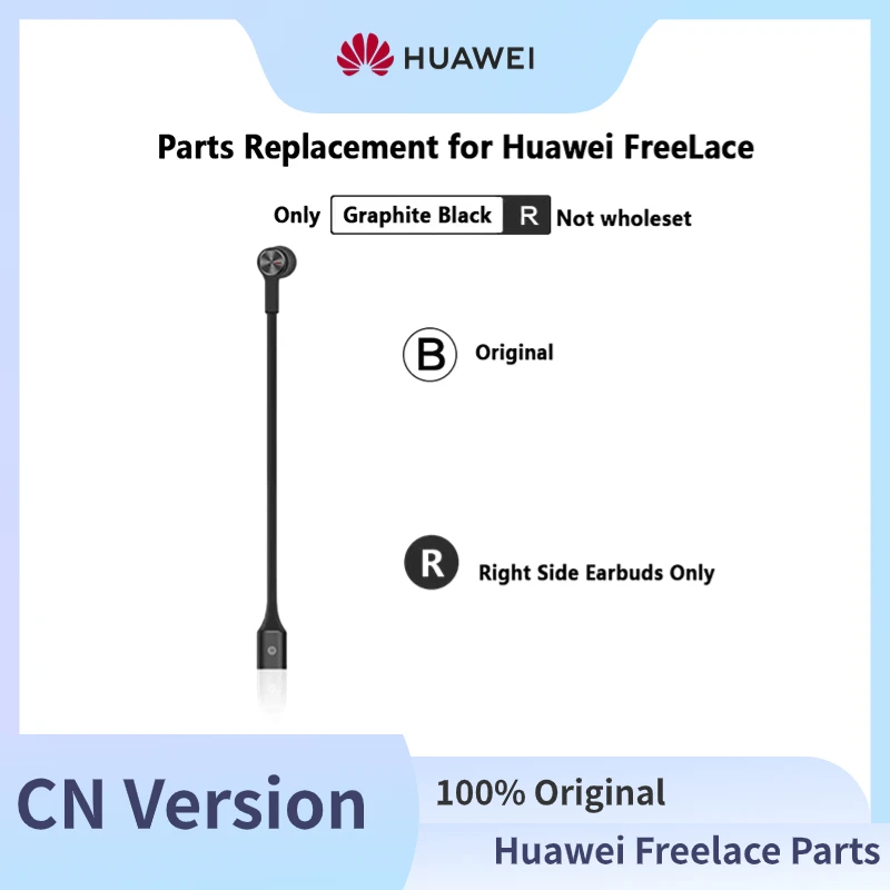 Original Left or Right Parts For HUAWEI FreeLace Wireless Neckband Headphones Lost Replacement Split Single Parts Earphone