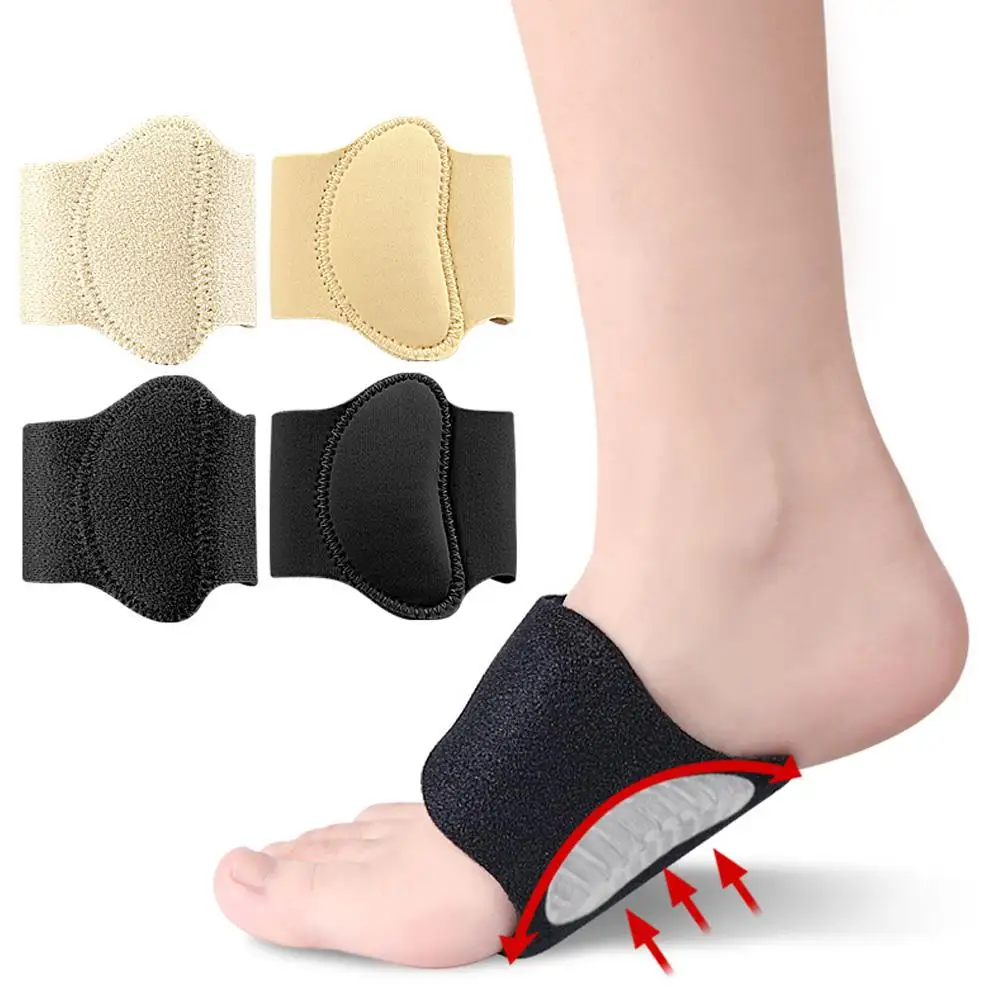 

1Pair Arch Pad Support for Flat Foot Correction High Arch Cushioning Plantar Fasciitis Pain Relief Foot Pads Orthopedic Ins Z1U6