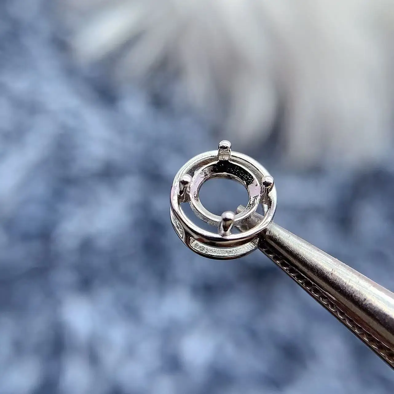 

MeiBaPJ инкрустация круглая 4*4/5*5/6*6/7*7/8*8 мм S925 стерлингового серебра DIY подвески установка женские изысканные подарки ювелирные изделия с бриллиантами оптом