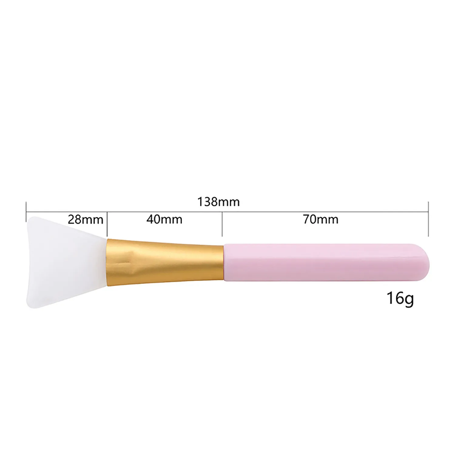 신제품 실리콘 페이셜 마스크 브러시 얼굴 피부 관리 도구 부드러운 헤드 DIY 머드 필름 조정 브러시 경사진 꼬리 얼굴 미용 도구