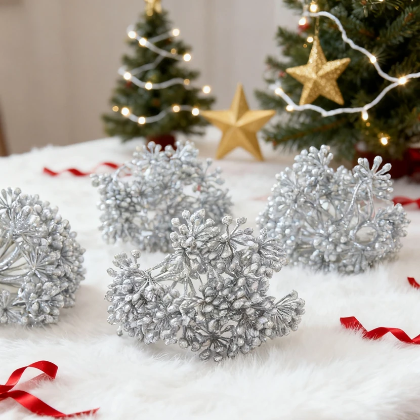 

Artificial Flowers Plant Home Room Christmas Tree Wedding Wreath Decor Beautiful Bouquet Accessory Clearance DIY Pretty Artworks