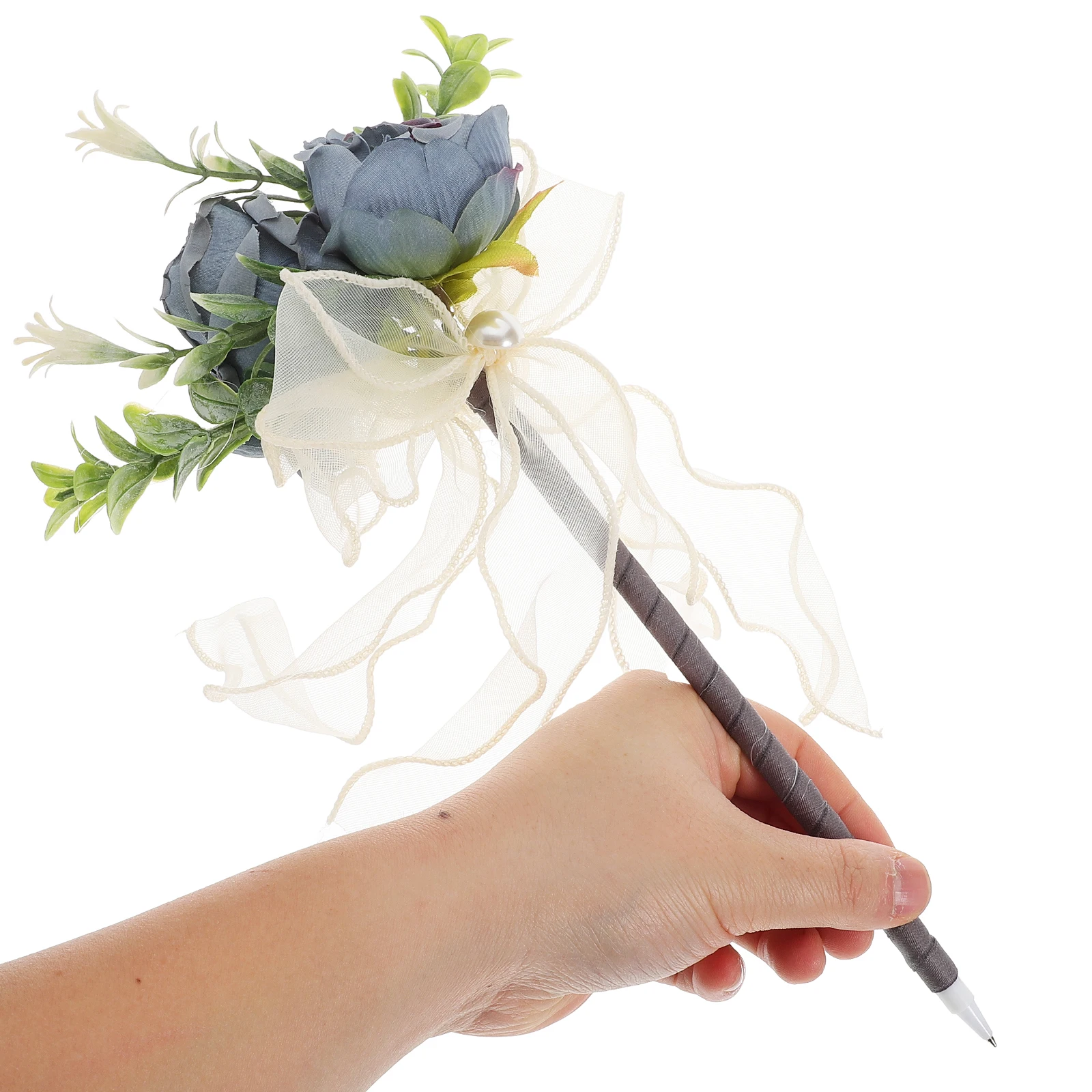 

Imitation Rose Ballpoint Pen Artificial Floral Writing Pens Decorative Office School Supplies Women Gifts Valentine Flower Pens