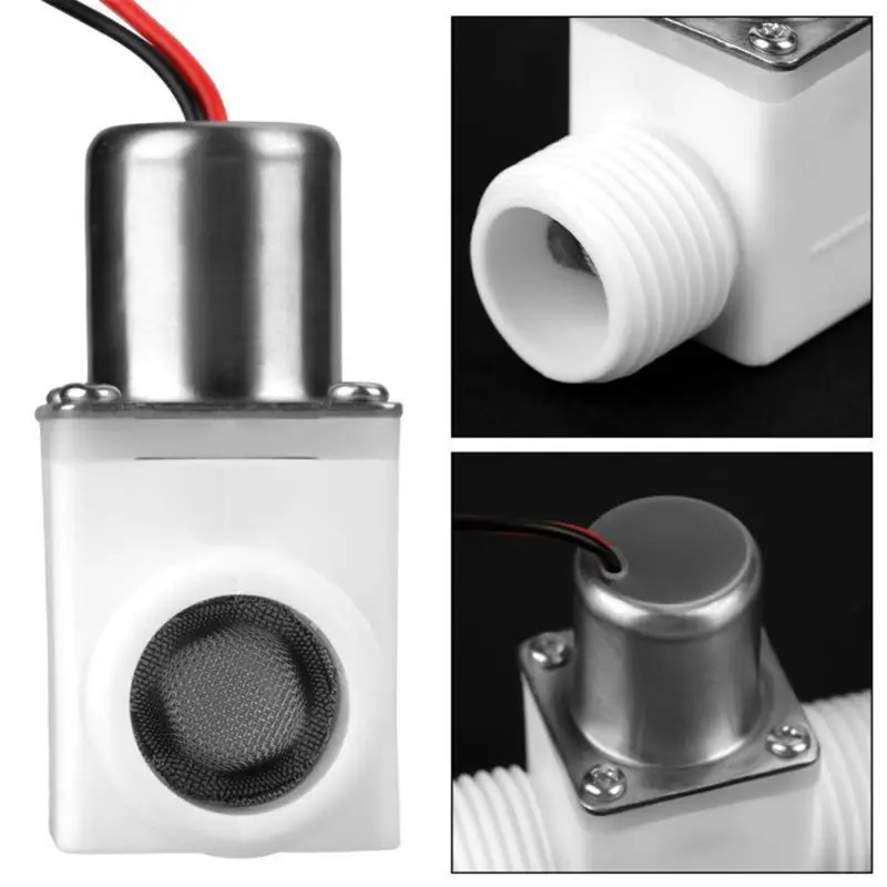 1/2\'\' DC 3V Solenoid Valve Plastic Water Control Electric Pulse Valve for Integration Faucet Purification Equipment