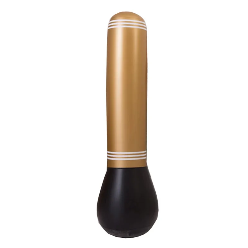 Inflatable Kicking Punching Bag Free Standing PVC Boxing Pillar Fitness For Children Home Training