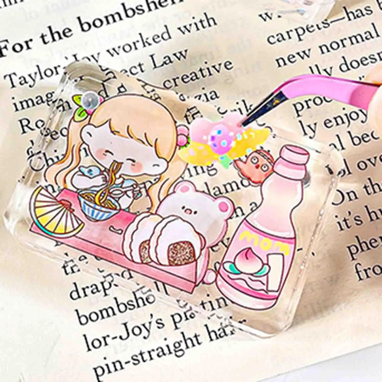 Goo Card Set Photo Protection Pendant Photo Frame for Fridge Desktop Student Gifts