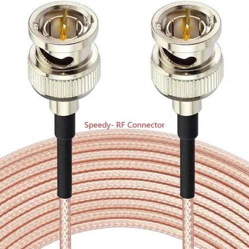 Cable en espiral RG179 de 75 Ohm, BNC macho recto, ángulo recto a BNC macho hembra para HD-SDI 3G-SDI, cámara CCTV Vedio, videocámara RF