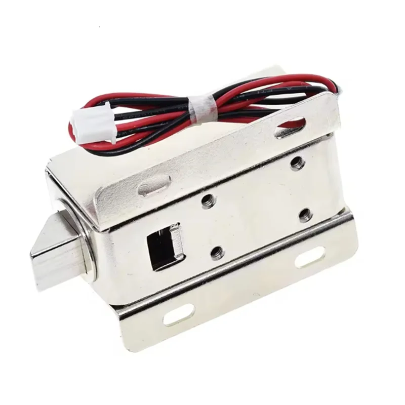 A45U Small Electromagnetic Lock DC12V 0.6A Electronic Lock Electric Bolt Lock For Storage Cabinets Drawers File Cabinet