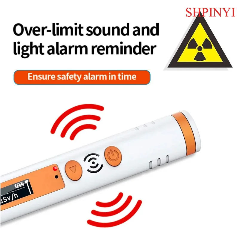 Radiation Dose Meter HFS-P3Portable Personal Xgamma  Nuclear Radiation Detectors  Personal Dosimeter Device Geiger Counter
