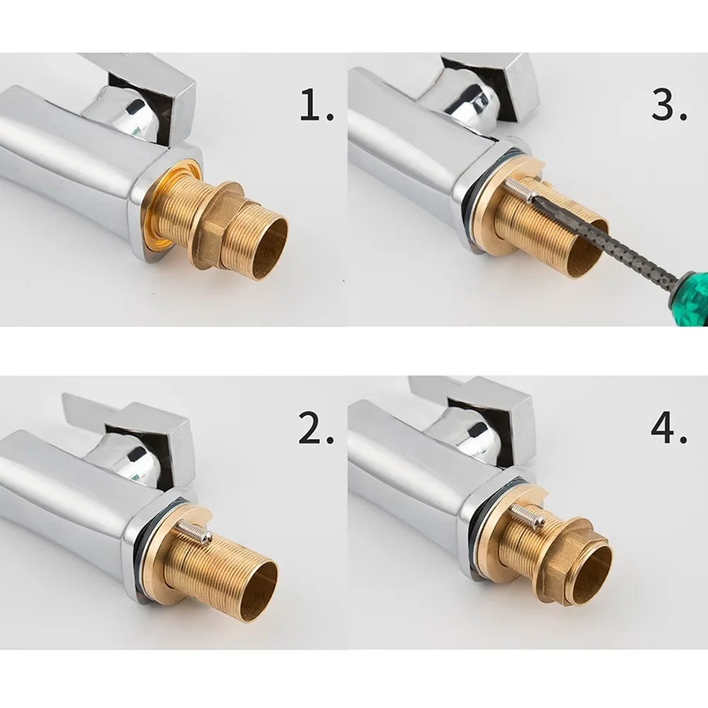 

32mm Kitchen Faucet Wash Basin Tap Fixed Fitting Kit Anti-loosing Nut Cap Circlip Washer Tool parts bathroom kitchen accessories