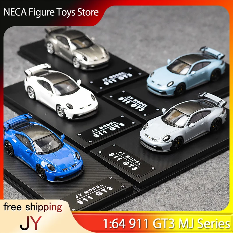 

JY 1:64 911 GT3 Alloy Diecast Model - MJ Series Simulation Static Collection High-Detail Racing Replica with Opening Doors Toy