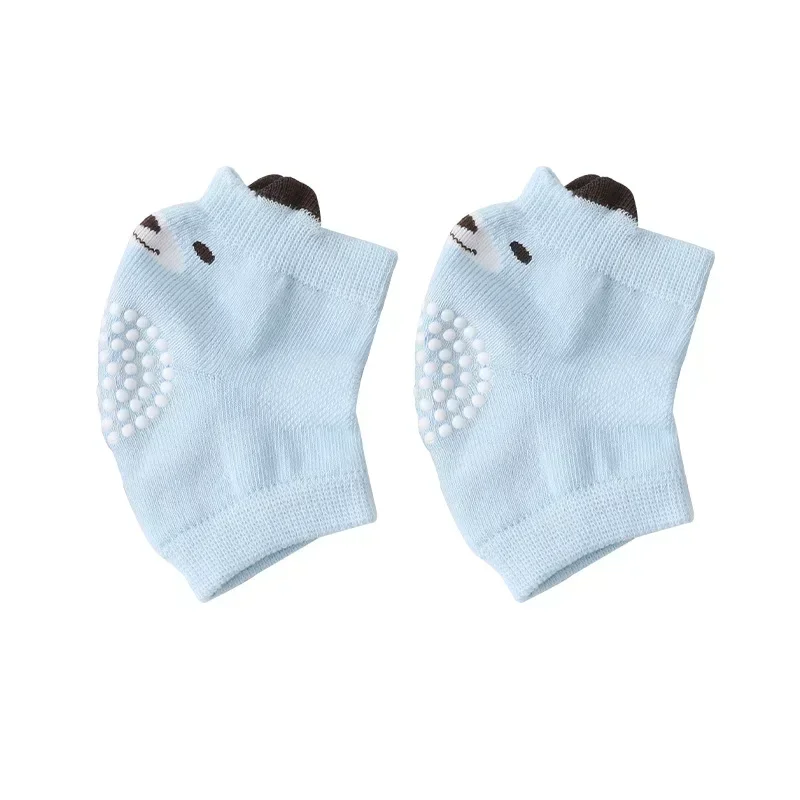 Genouillères pour bébé de 0 à 3 ans, coussin de sécurité pour bébé, dessin animé mignon, chauffe-jambes antidérapant, protection de soutien du genou