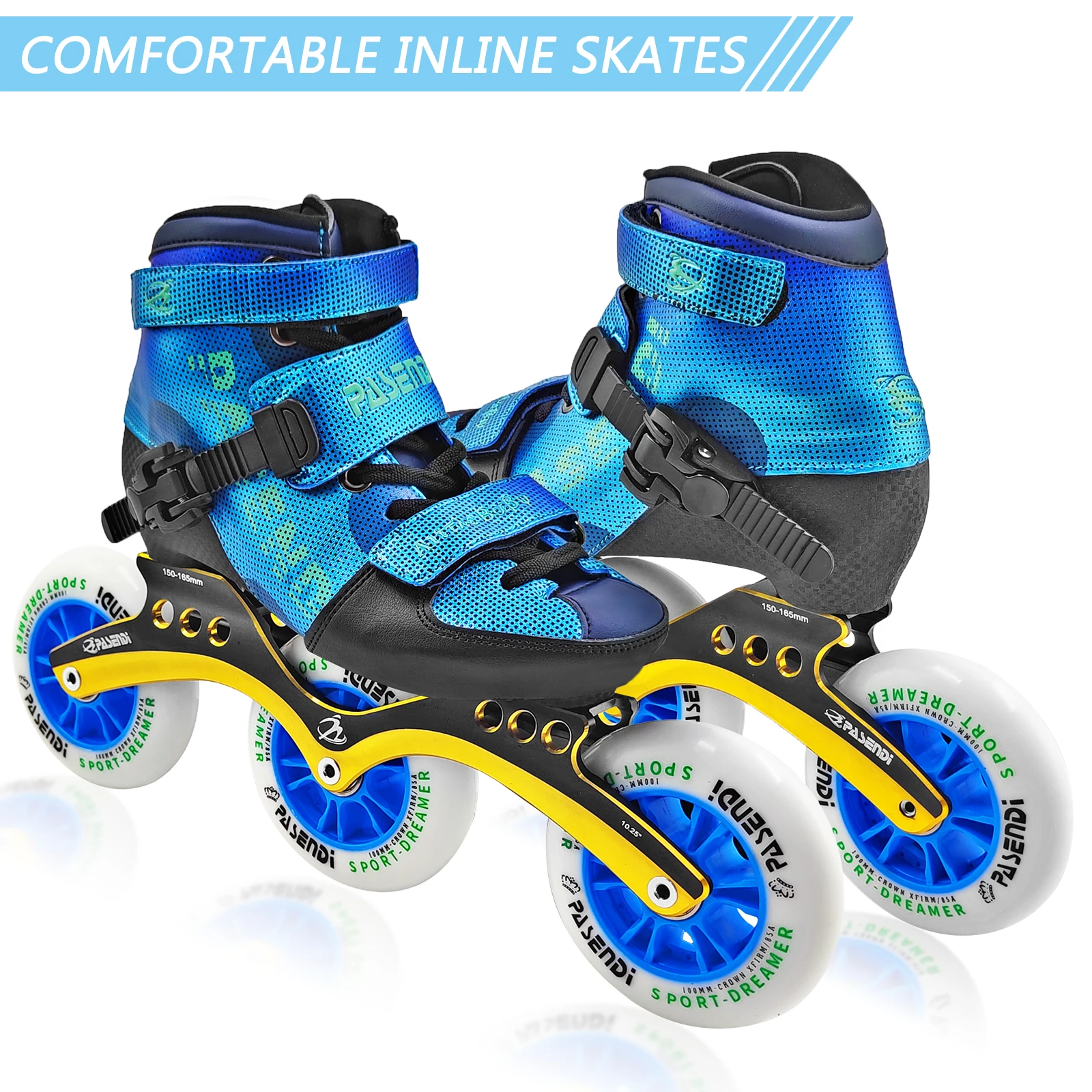 Alkalmazkodó m sebesség skates számára gyerekeknek, sebesség inline skates lányok valamint számára fiúknak, kültéri & beltéri inline skates számára gyerekek ; professio