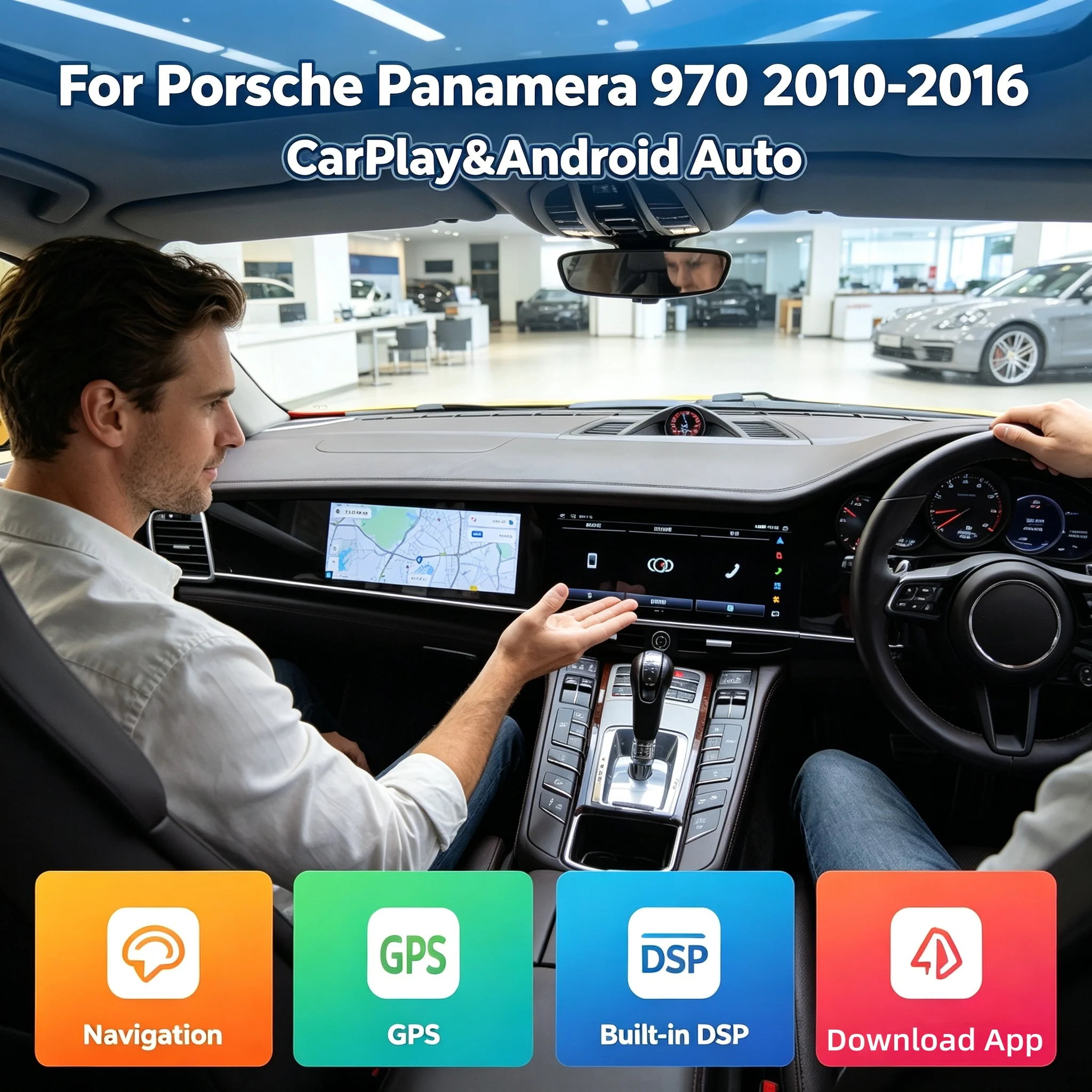 RHD LHD Android Auto 12.3