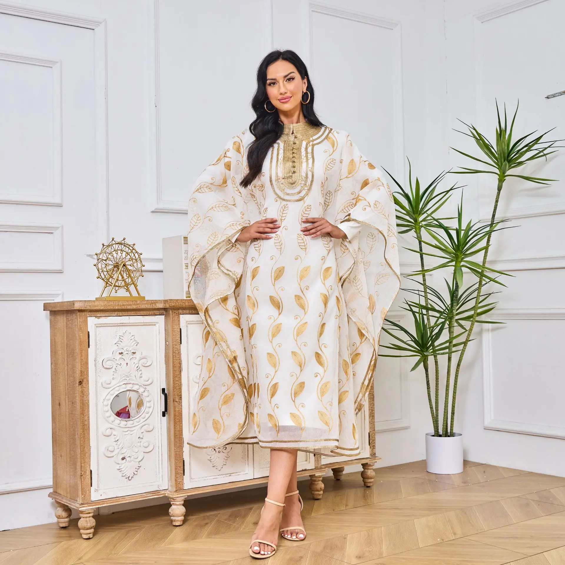 

Комплект из двух предметов: длинный халат и жилет, вечернее платье, женское мусульманское платье трапециевидной формы для выпускного вечера, официальные мероприятия, индивидуальная мода, Дубай, арабский стиль