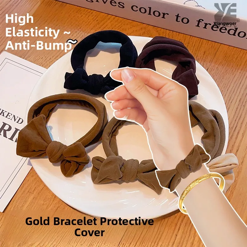 

Защитный чехол для золотого браслета из жадеита, предотвращающий царапины, для ювелирных изделий, чистых колец, модных аксессуаров, люксовый бренд Xiang