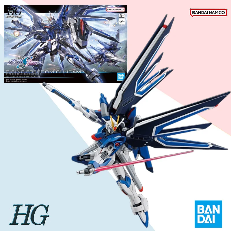 

Bandai оригинальный HG RISING FREEDOM GUNDAM 1/144 аниме фигурка сборка модель коллекция украшения игрушка-сюрприз подарок