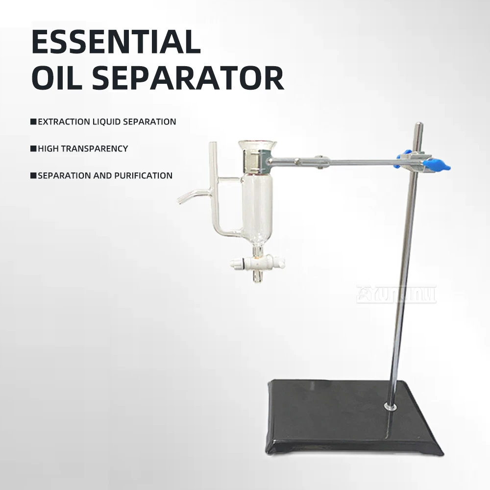 50ml Essential Oil Hydrosol Separator Funnel Practical Tool Distillation Essential Oils Hydrosol Separation Tool