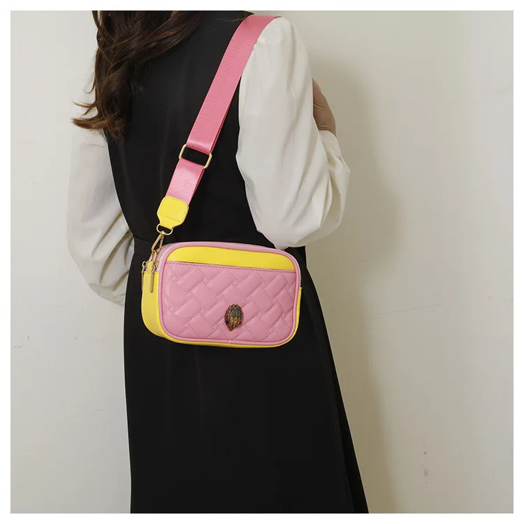 2025 Nuova borsa a tracolla con diamanti: tracolla regolabile, tracolla semplice alla moda, versatile messenger alla moda per lo shopping quotidiano in strada