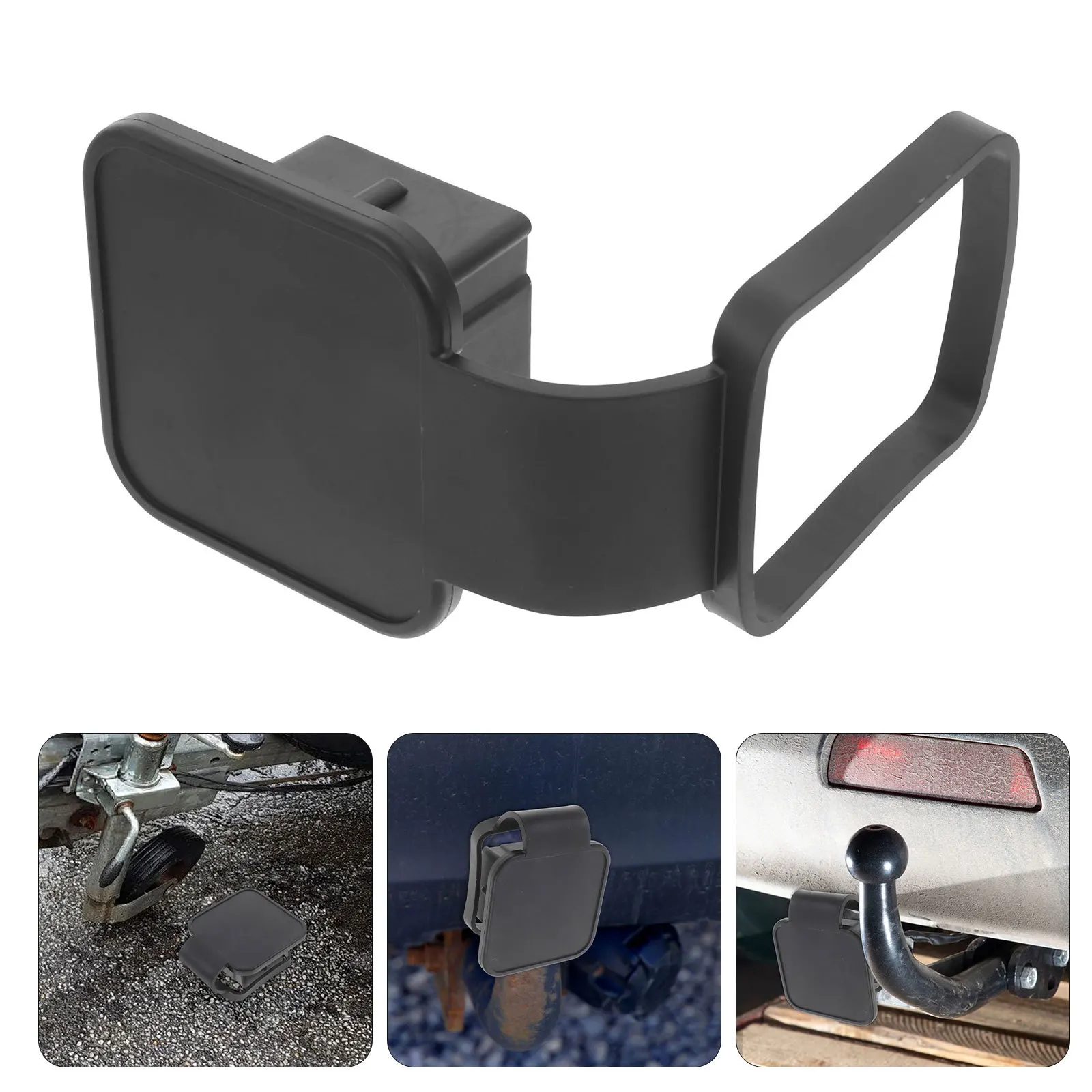 

Trailer Hitch Cover 2 Inch Durable Car Tow Receiver Protection Stylish Design Easy Installation Hitch Cover for Truck Suv Rv