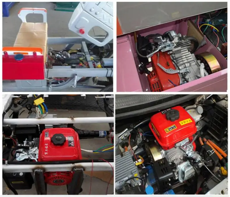 3KW-8KW مولد متعدد الوظائف باس 48V60V72V دراجة ثلاثية العجلات الكهربائية أربع عجلات سيارة سيدان البنزين شحن مولد المدى موسع