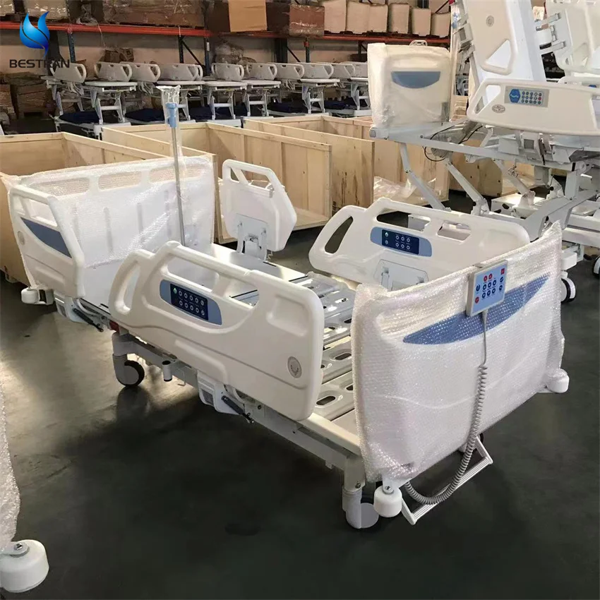 BT-AE036 Hospital medical furniture accessories 5-function electric patient beds for ICU