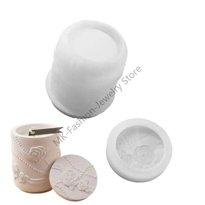 

Q6PF Reusable Ribbon Pattern Silicone Mold For Crafting Resin Jewelry Holders Decorative Boxes And Home Accessories