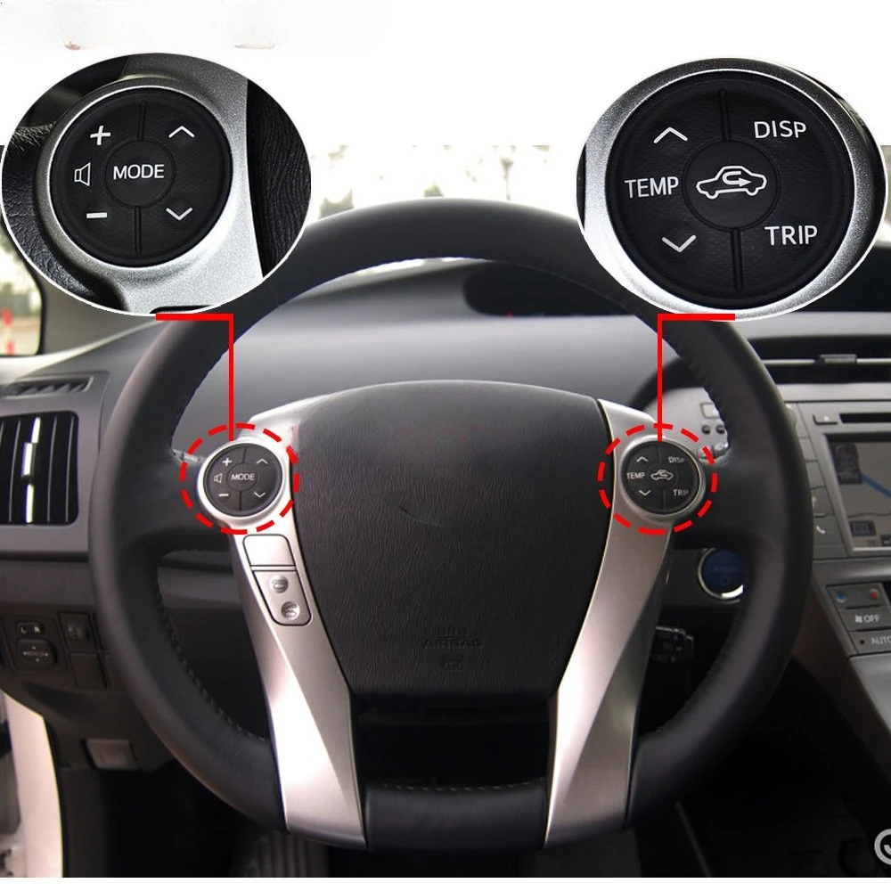 

For PRIUS Hybrid Multi Functional Steering Wheel Control Button Cushion
