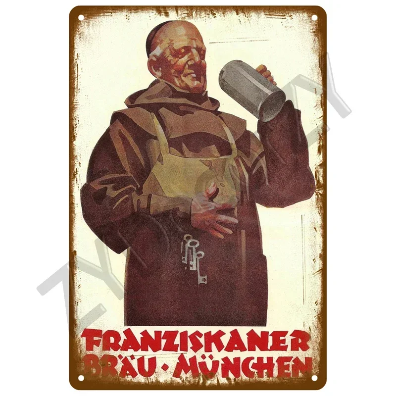 Vintage Retro Bier …