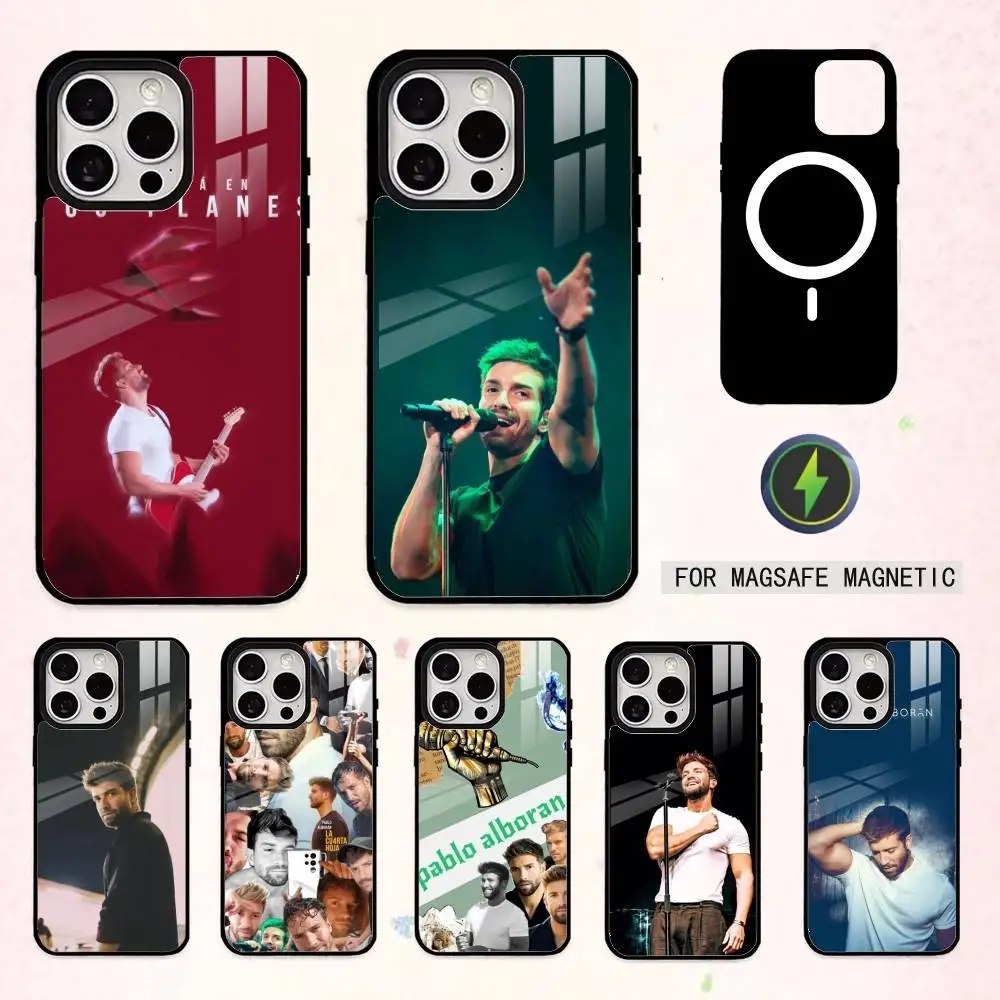 

P-Pablo Alboran Singer Solamente tu Phone Case For iPhone17,16,15,14,13,12,11,Pro Max Magnetic For Magsafe Wireless Charging