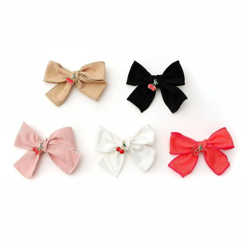 New Cotton Babyband heart bow elegant headband fashion children hairband hair accessories baby clip OEM freshhairband