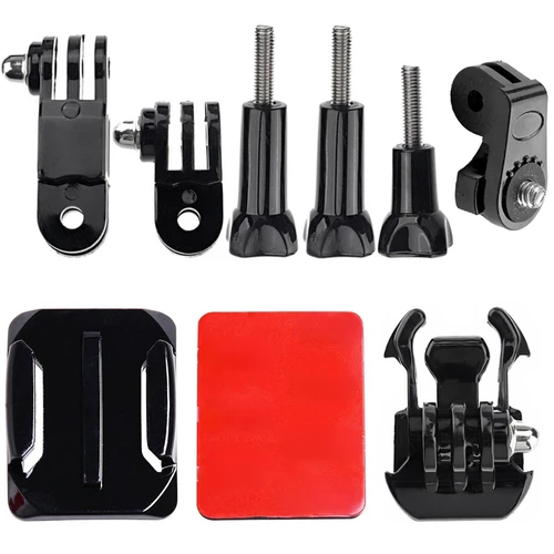 Nuevo kit de accesorios de montaje lateral adhesivo curvo para Sony Action Cam HDR AS20 AS15 AS100V AS30V AZ1 AS200V FDR-X1000V accesorios