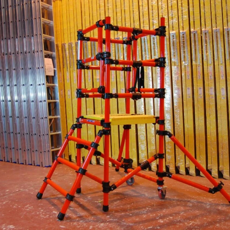 Folding scaffold quick-loading insulated work frame, simple folding, sturdy and practical