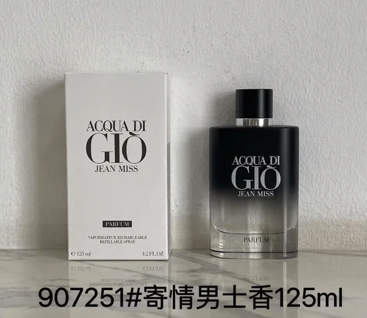Perfume 125M 100ML Rock Bluegrass Spray Corporal Masculino Hombre Fragancia Femenina Perfume de Larga Duración
