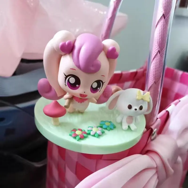 Novo filme original quente captura teenieping kawaii anime figuras colecionáveis dos desenhos animados boneca brinquedos ornamentos de mesa presente do feriado bonecas