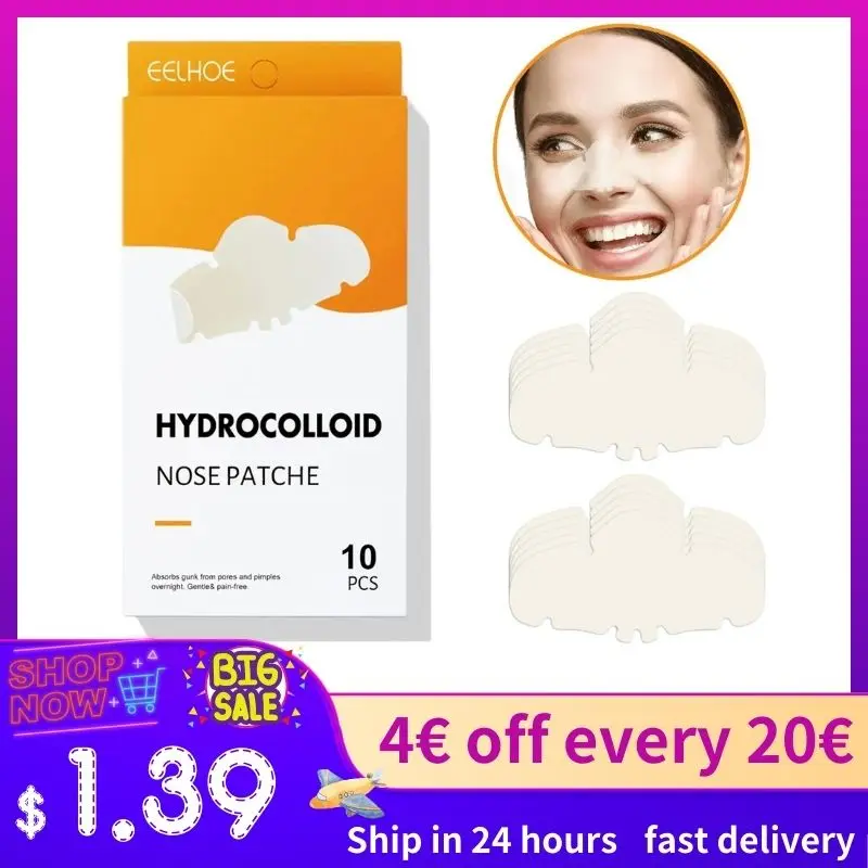 Hydrocolloid Pore Patch Nose Patch Cleans Pores To Remove Blackheads And Ac-ne Patches For Nose Pores Pimples Zits And Oil