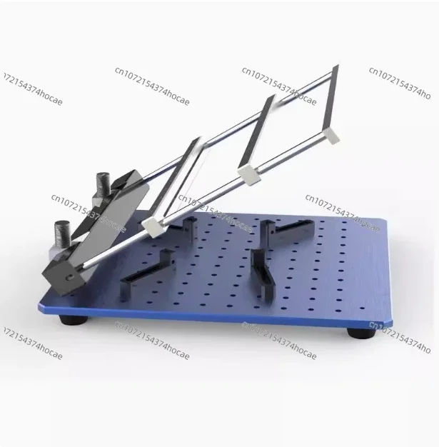 PCB steel mesh solder paste printing table precision SMT manual small machine manual screen printing table 170MMx170MM