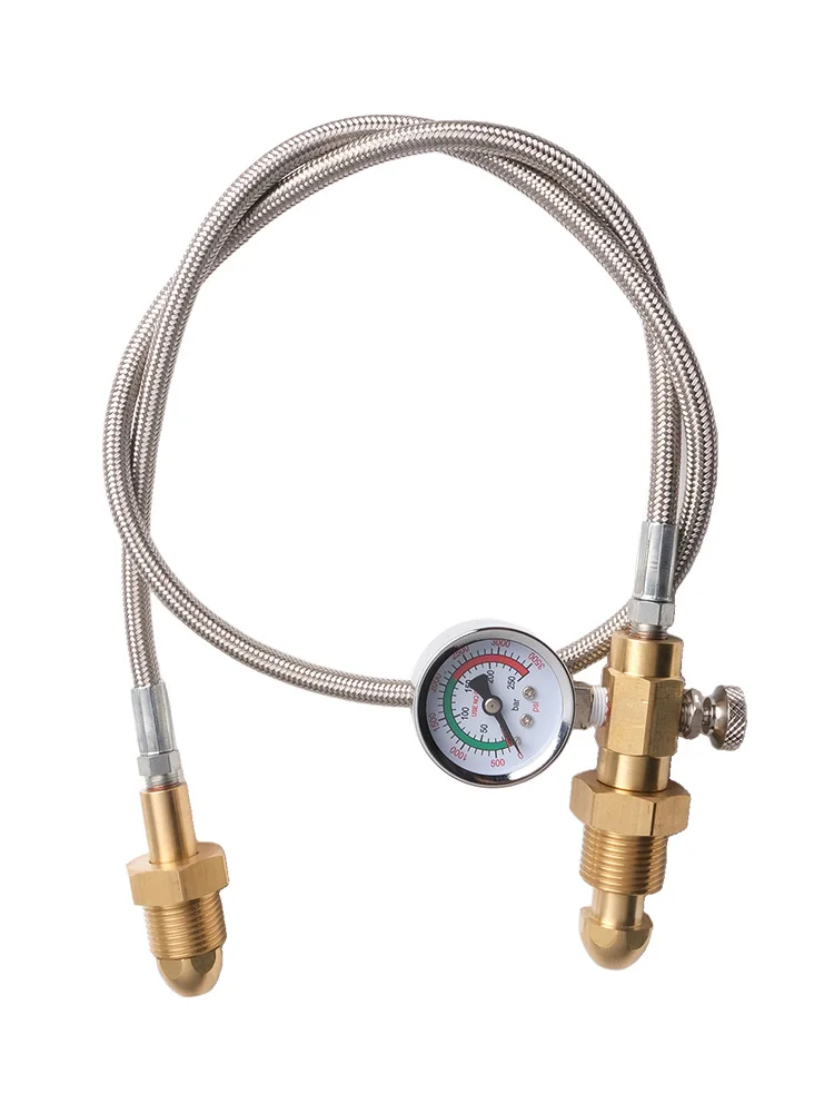 Filling Station Adapter Hose for Argon Cylinder For BS 341 No 3 G 5/8 Connection with 90cm and 150cm Hose Lengths