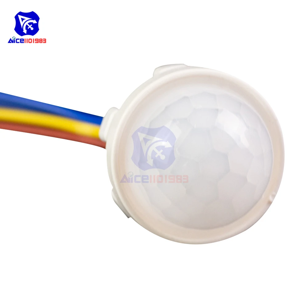 PIR Motion Sensor LED Light Lamp Bulb Switch AC110-240V/DC12-24V Outdoor Smart Waterproof Infrared Street Lamp Motion Sensor