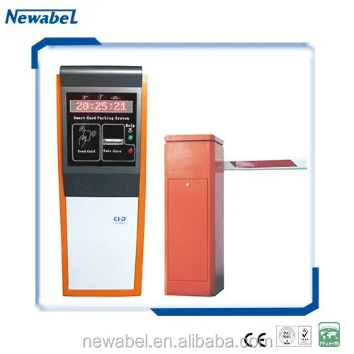 CHD-DX-L010 RFID Car Parking System Cabinet Box And Barrier Gate