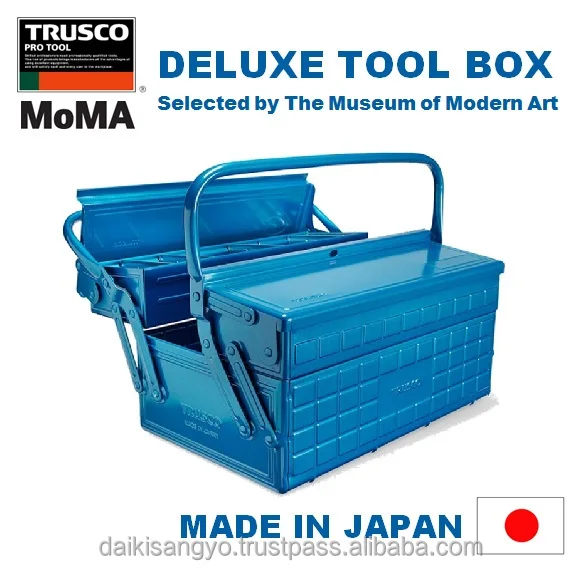 Popular and Famous used steel storage cabinets Trusco Deluxe Tool Box with multiple functions made in Japan