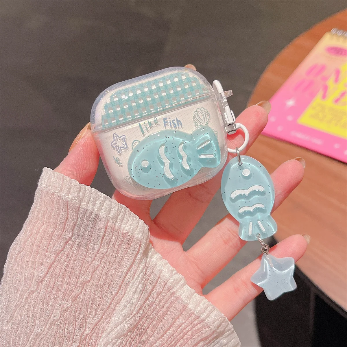 Cartoon KT Case Cover For AirPods Pro 3 Transparent Flower Wireless Bluetooth headphones Case For AirPods 4 Protective Cover - Image 6