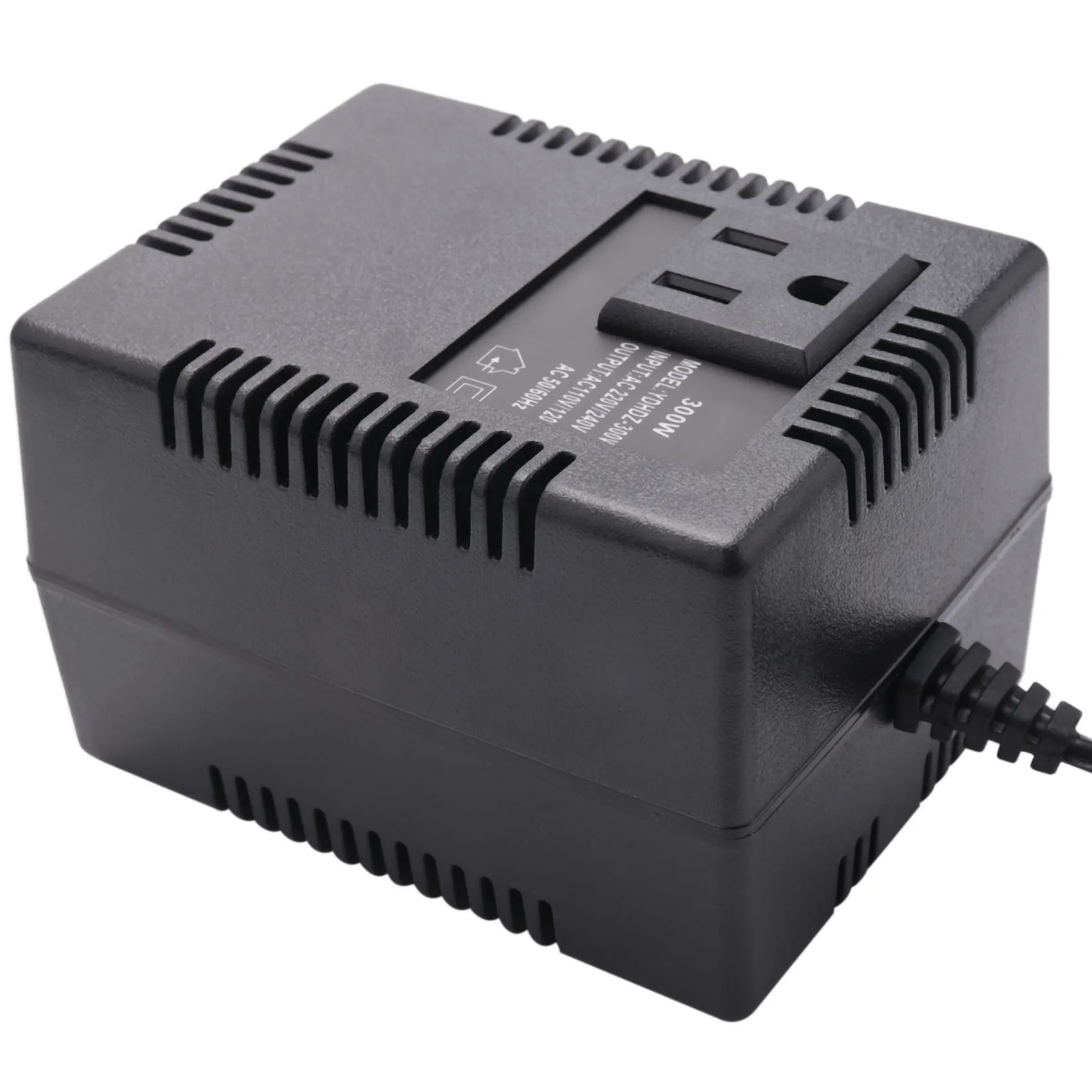 

300W 220/240V To 110/120V Ac Step Down Travel Voltage Transformer Converter Us Plug